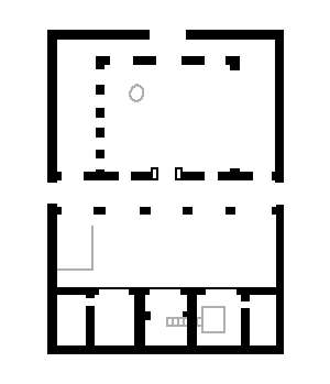 Plan of the Principia at Chesters