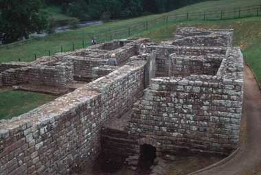 Stoke Hole behind the Caldarium at Chesters