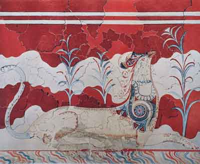 Griffin from the Throne Room at Knossos
