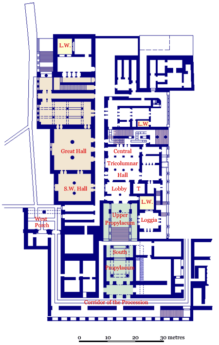 Plan of the Upper Storey, West Wing