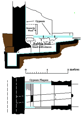 Plan & Section of the Latrine in the Queen's Quarters