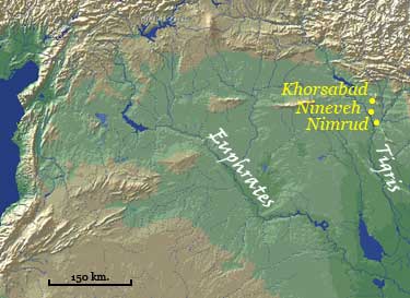 Map of Assyria