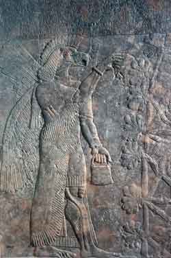 Relief of a Winged Genie & the Tree of Life