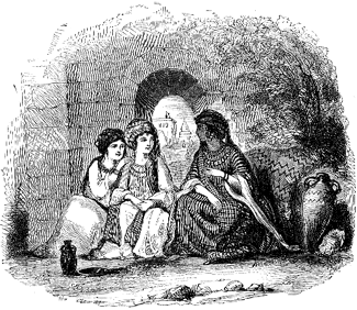 Yezidi Women sketched by Layard