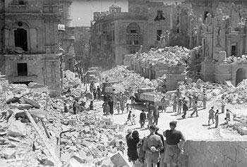 Bomb Damage in Malta