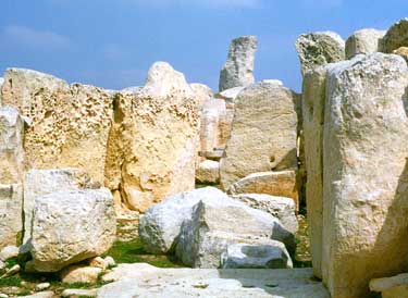 Globigerina Blocks at Hagar Qim