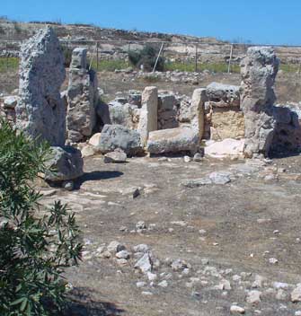 Skorba West. Inner Court & Terminal Apse