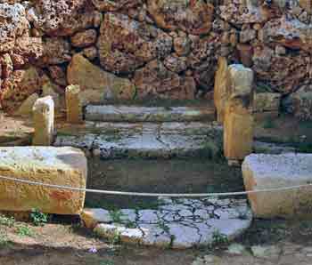 Remains of the Trilithon Altar in Apse 2