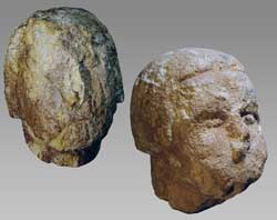 Limestone Heads from Apse 2