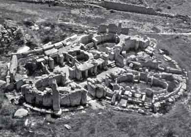 Aerial of Hagar Qim