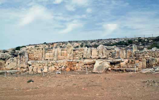 North Temple. View of the Terrace, much of it restored