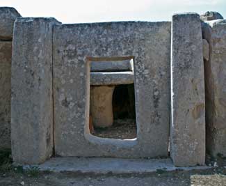 North Temple. Porthole in Room 8