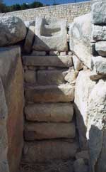 Tarxien Central. Staircase