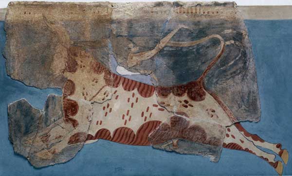 Bull Leaping Scene. Tiryns