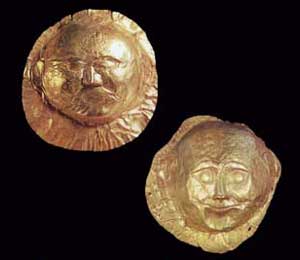 Gold Masks from Circle A. Mycenae