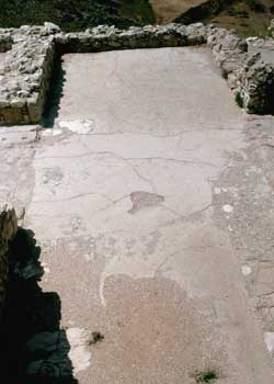 Antechamber to the Throne Room.Palace at Mycenae