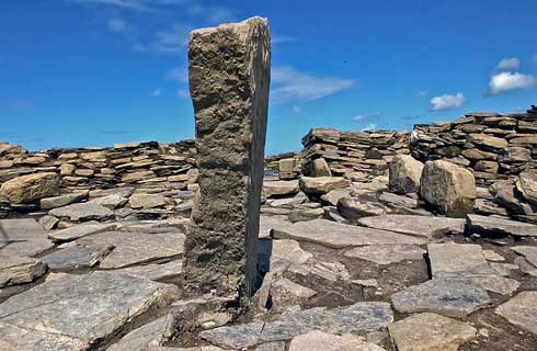 Standing Stone in Trench P