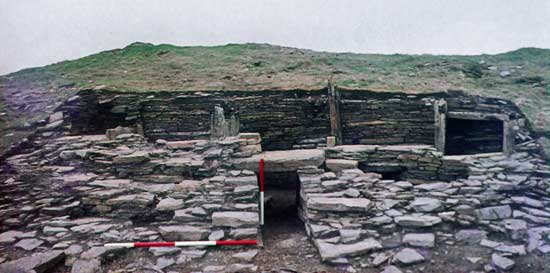 Isbister. Tomb of the Eagles after Excavations