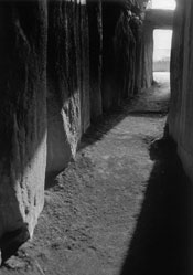 Entrance Passage at Newgrange during the