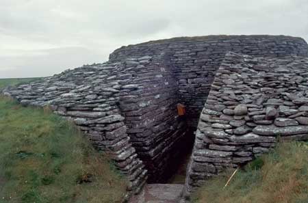 Quoyness.Entrance to the Tomb