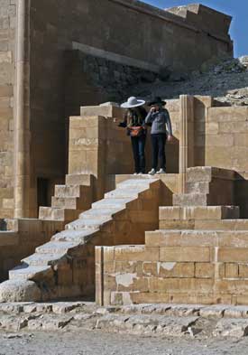 Stairway to the Statue Niche