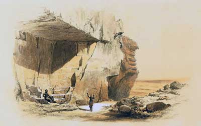 Limestone Quarries at Tura (Lepsius)