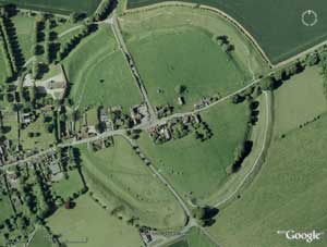 Avebury Henge. GoogleEarth