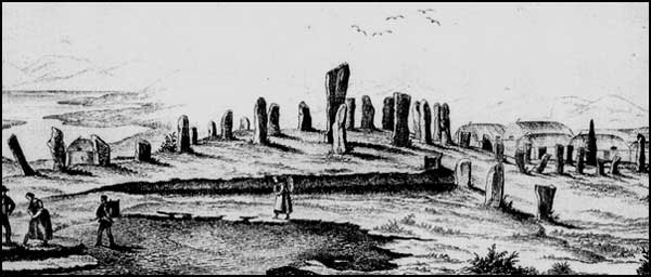 Eighteenth century sketch of Callanish