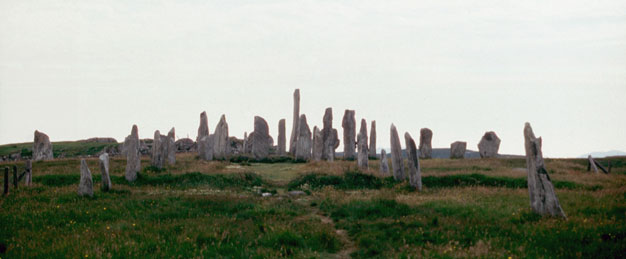 Callanish.Overall view of the site from the north