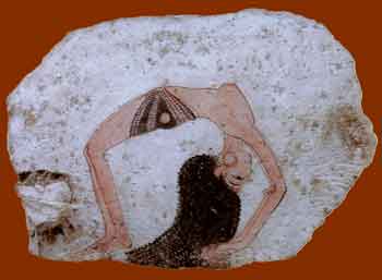 Sketch of an ‘acrobatic’ dancer (Deir el-Medina)