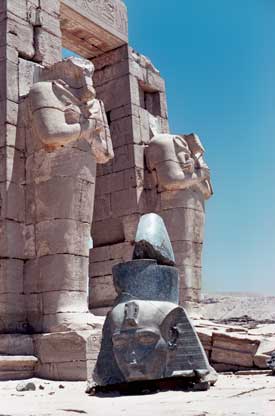 Luxor. The Ramesseum