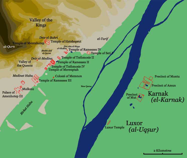 Map of Thebes